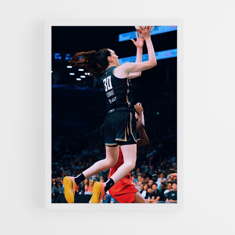 Poster Saut de Victoire – affiche Basketball (vue 3)